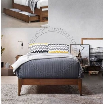 Soild Wooden Bed Wooden Bed WB1150B (Single/Super Single)